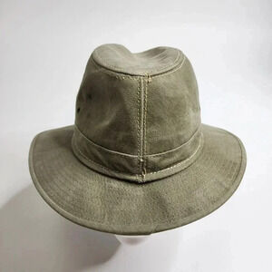 Vintage Henschel Hat‎ Co Fedora Briwn Suede Size Medium